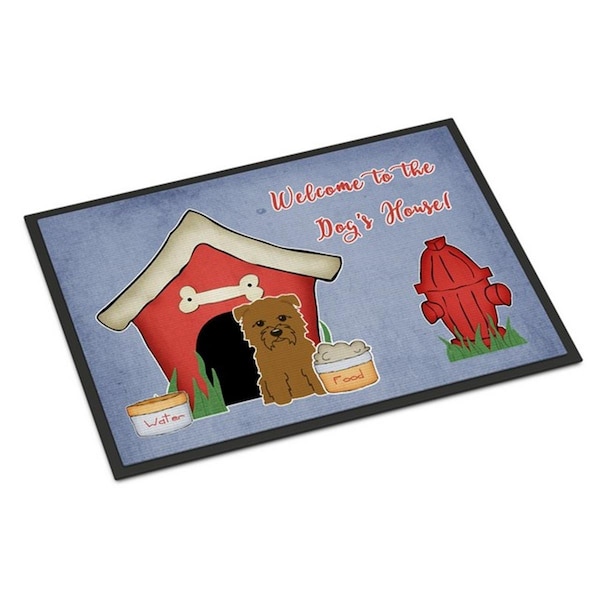 Carolines Treasures Dog House Collection Glen of Imal Tan Indoor or Outdoor Mat, 24 x 0.25 x 36 in. BB2814JMAT - main